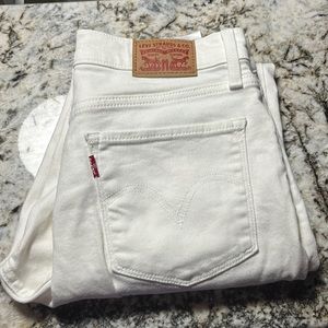 Levi’s Classic Straight White Jeans